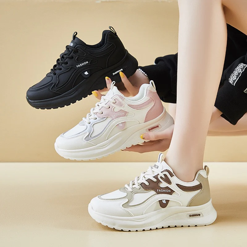 Damen Sportliche Sneaker mit dämpfender Sohle und trendigem Design Heidi Mode - Image 4