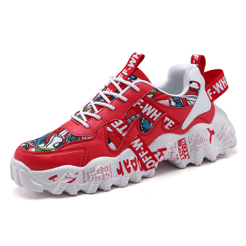 Damen Sportliche Sneaker mit einzigartigem Print-Design Heidi Mode - Image 7