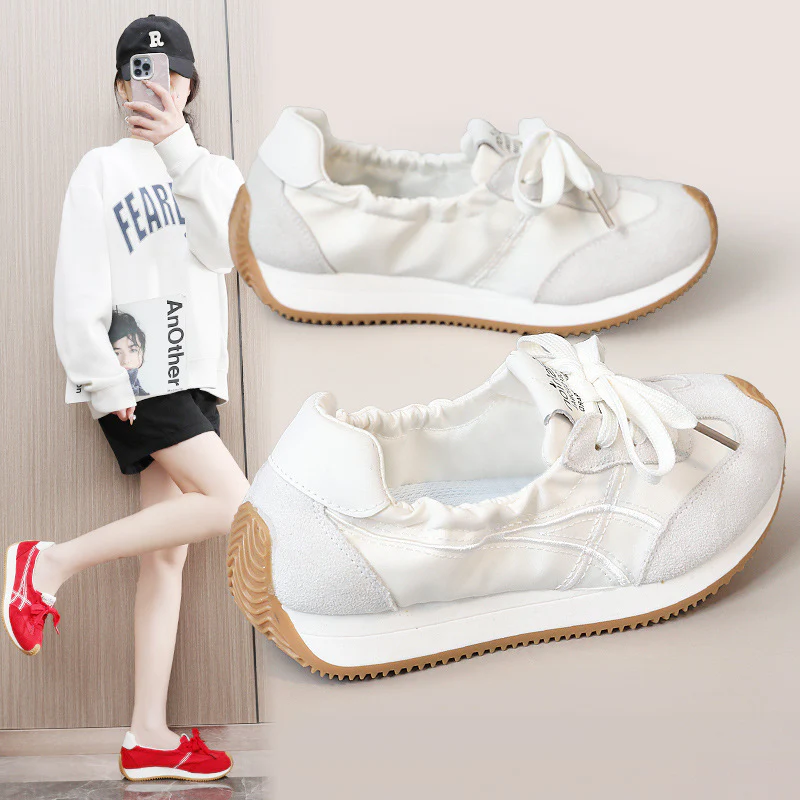 Damen Sportliche Sneaker mit elastischem Einstieg und rutschfester Sohle Heidi Mode