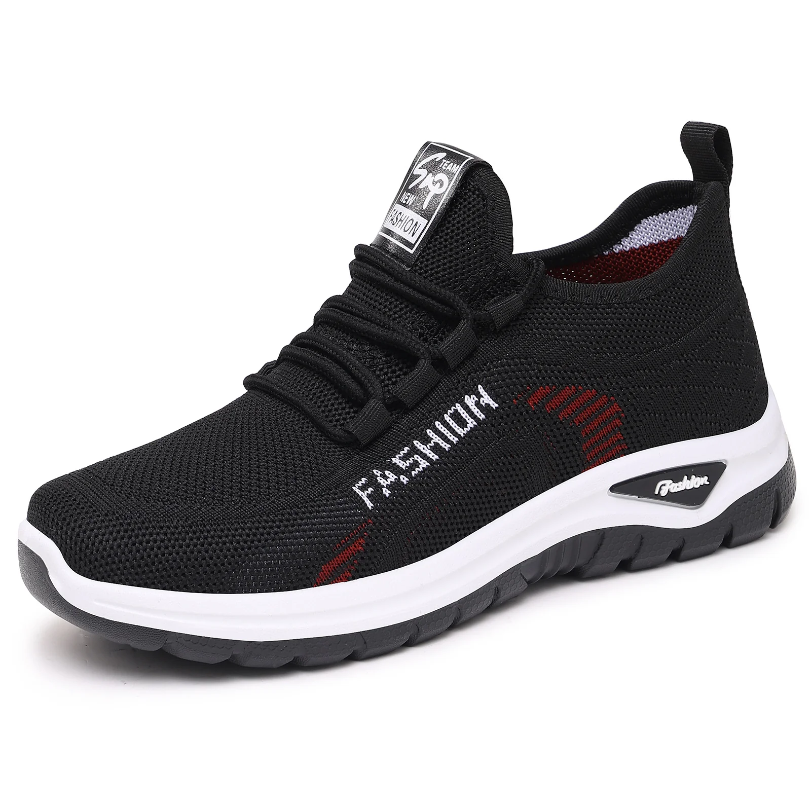 Damen Sportliche Sneaker mit elastischem Strickoberteil und dämpfender Sohle Heidi Mode - Image 7