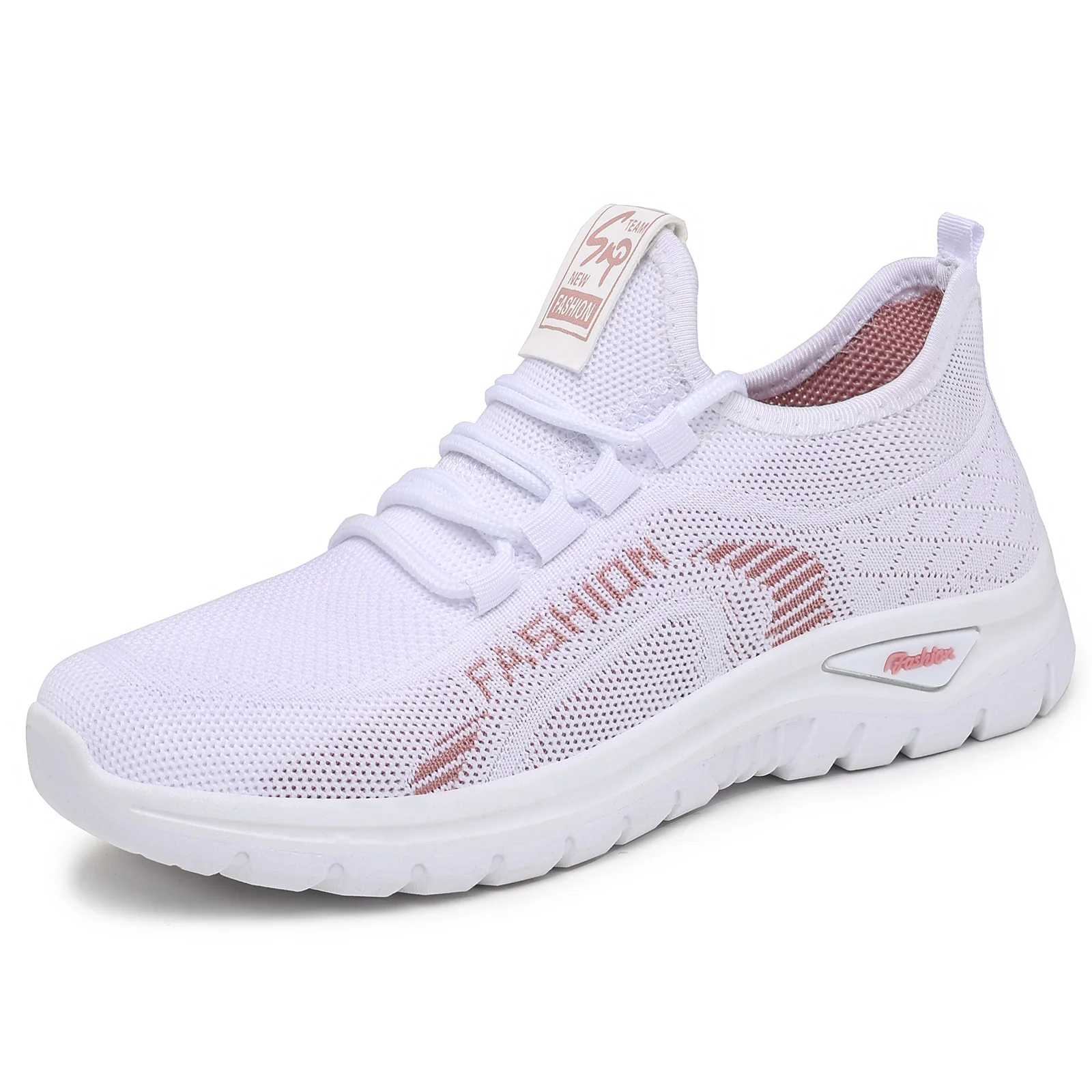 Damen Sportliche Sneaker mit elastischem Strickoberteil und dämpfender Sohle Heidi Mode - Image 9