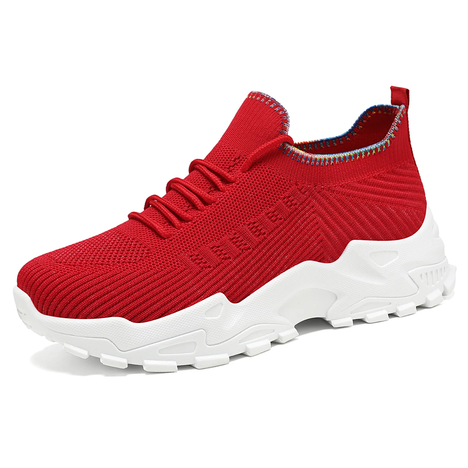 Damen Sportliche Sneaker mit elastischem Strickoberteil und dämpfender Sohle Heidi Mode - Image 6