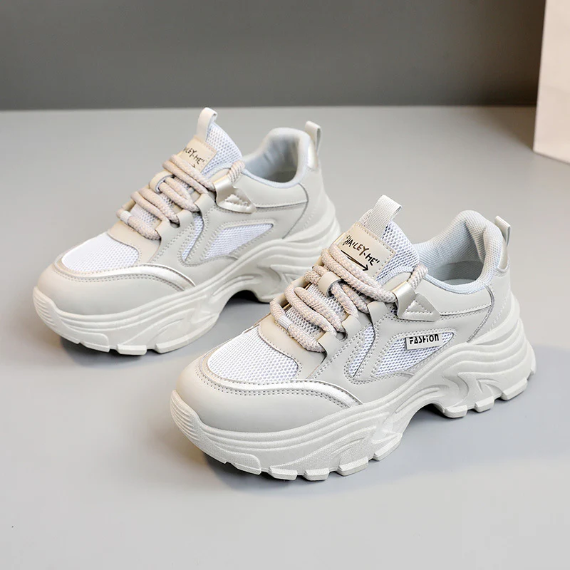 Damen Sportliche Sneaker mit ergonomischer Dämpfung und atmungsaktiver Mesh-Oberfläche Heidi Mode - Image 2