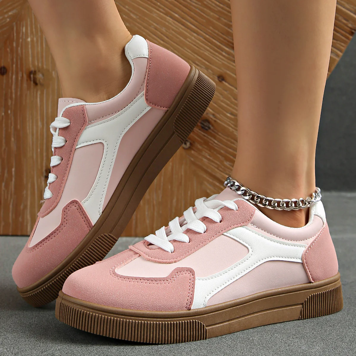 Damen Sportliche Sneaker mit flexiblem Sohlenprofil und atmungsaktivem Obermaterial Heidi Mode - Image 5