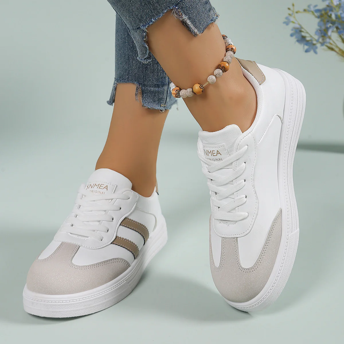 Damen Sportliche Sneaker mit gepolsterter Innensohle und atmungsaktivem Obermaterial Heidi Mode