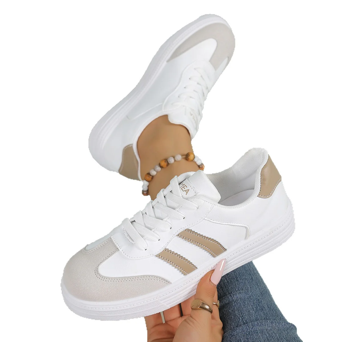 Damen Sportliche Sneaker mit gepolsterter Innensohle und atmungsaktivem Obermaterial Heidi Mode - Image 5