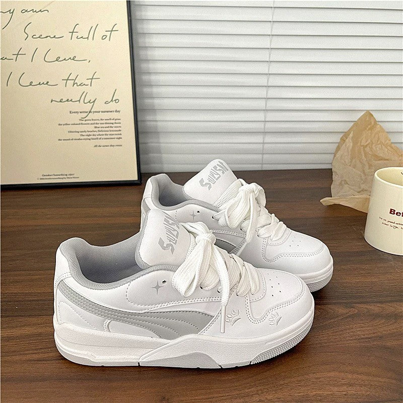Damen Sportliche Sneaker mit hochwertigem Obermaterial und gepolsterter Innensohle Heidi Mode