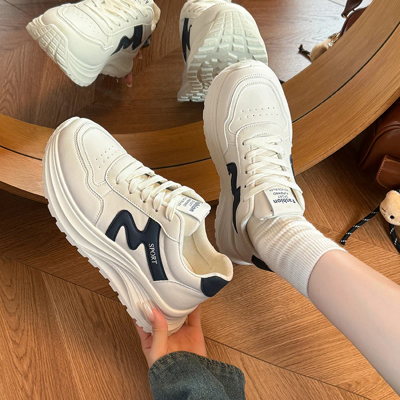 Damen Sportliche Sneaker mit hoher Dämpfung und kompaktem Design Heidi Mode