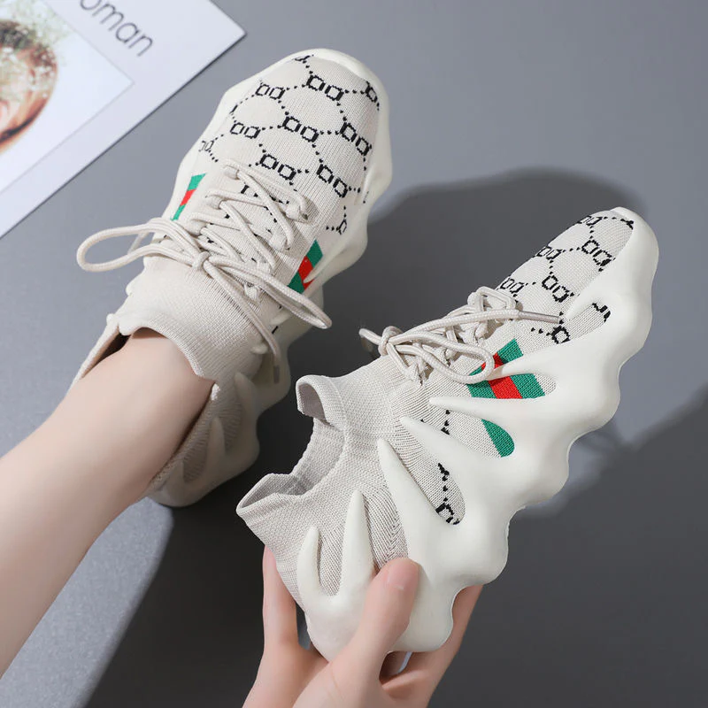 Damen Sportliche Sneaker mit innovativem Design und atmungsaktivem Obermaterial Heidi Mode