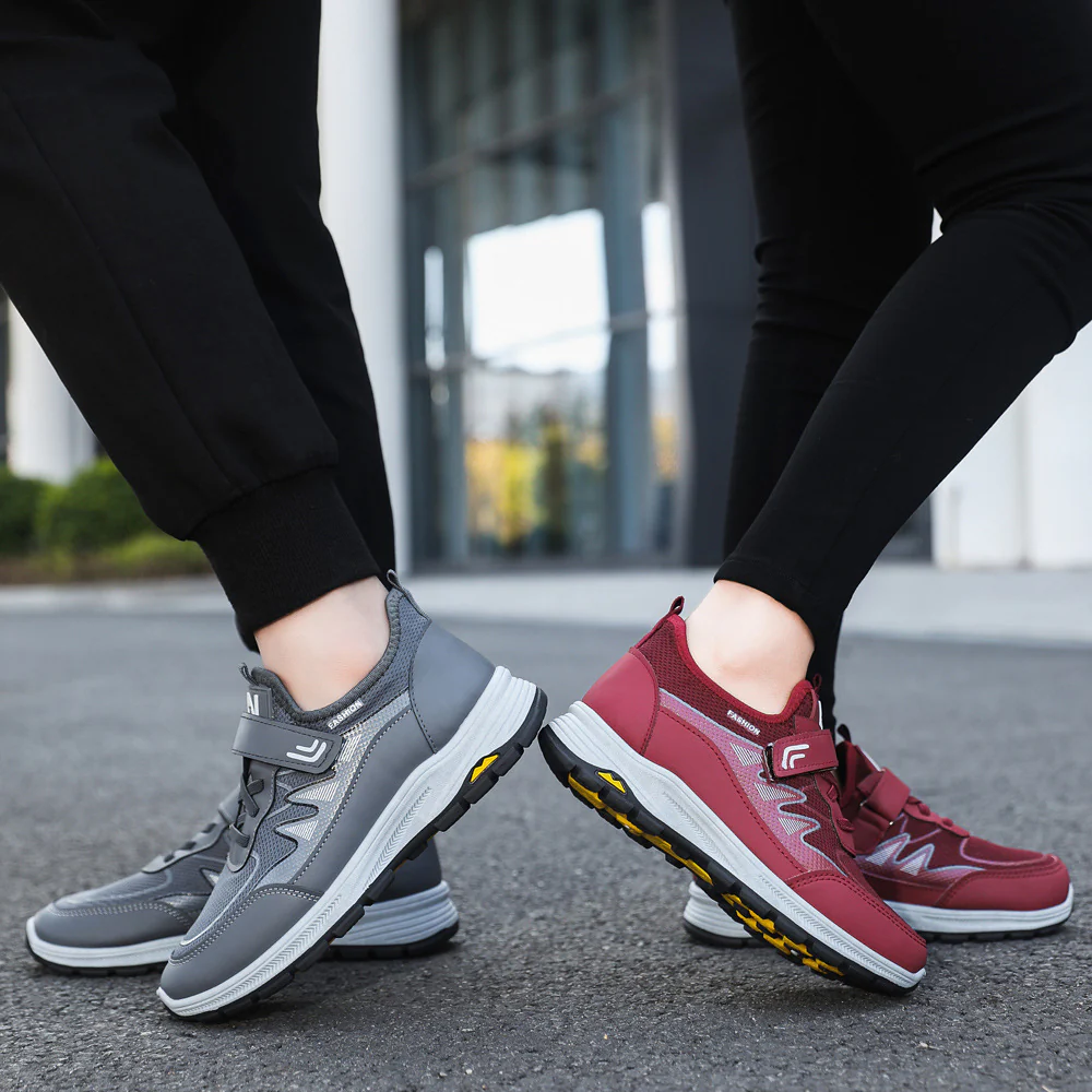 Damen Sportliche Sneaker mit innovativem Klettverschluss und atmungsaktiver Mesh-Oberfläche Heidi Mode - Image 4