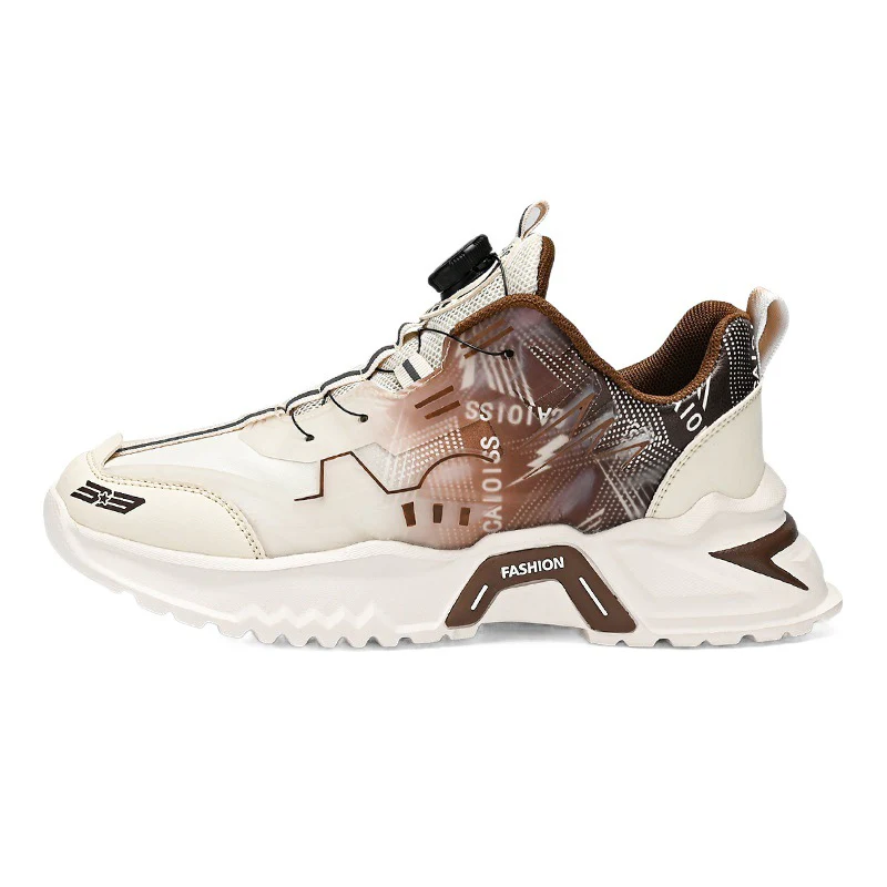 Damen Sportliche Sneaker mit innovativem Schnürsystem und atmungsaktiver Mesh-Oberfläche Heidi Mode