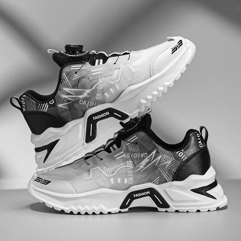 Damen Sportliche Sneaker mit innovativem Schnürsystem und atmungsaktiver Mesh-Oberfläche Heidi Mode - Image 4