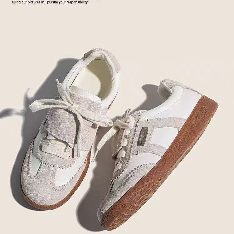 Damen Sportliche Sneaker mit Leder- und Wildlederkombination Heidi Mode - Image 5