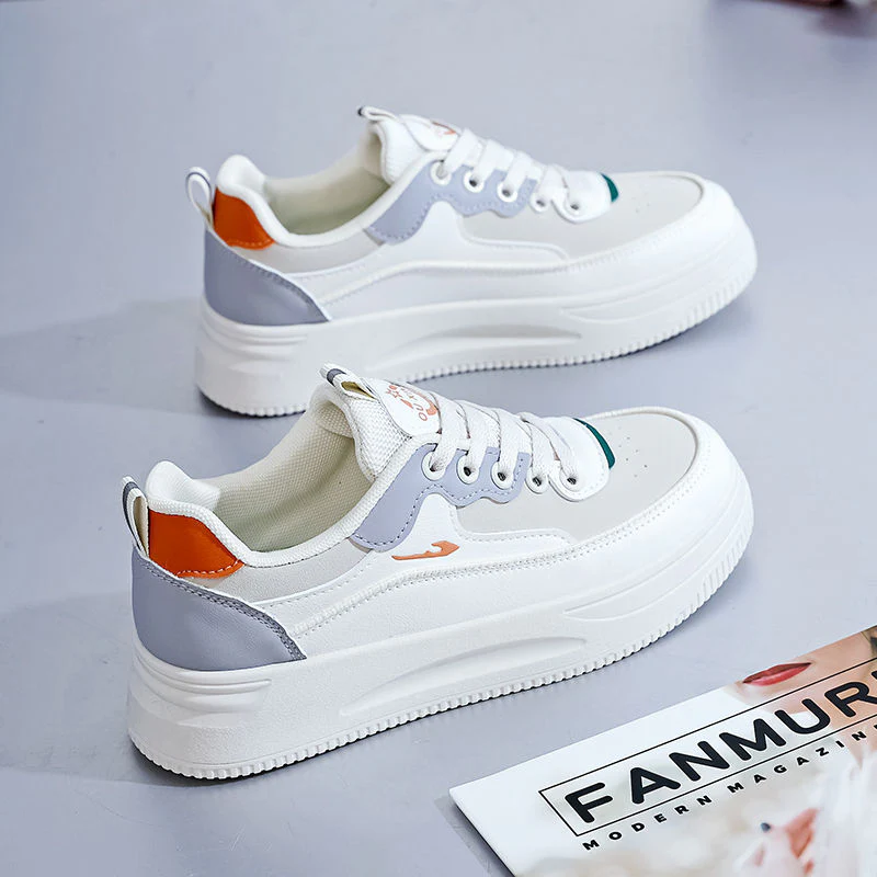 Damen sportliche Sneaker mit luftiger Sohle und verstärktem Fersenschutz Heidi Mode - Image 2