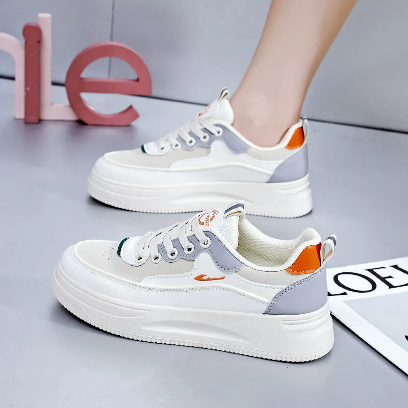 Damen sportliche Sneaker mit luftiger Sohle und verstärktem Fersenschutz Heidi Mode - Image 3