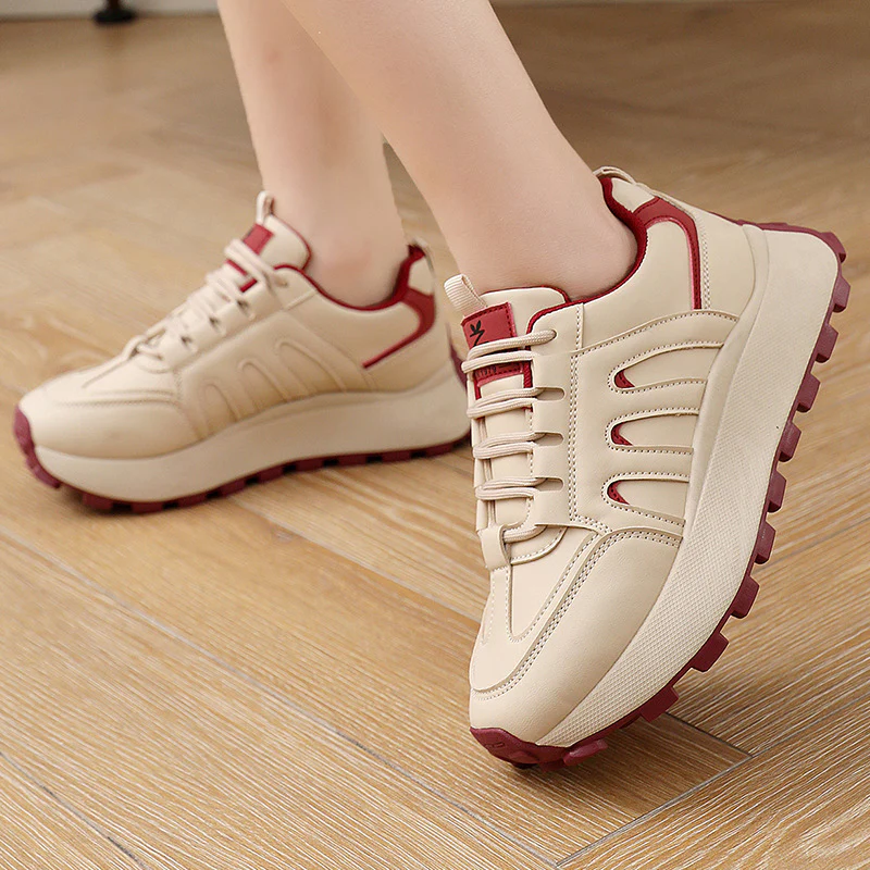 Damen Sportliche Sneaker mit modernem Design und dämpfender Laufsohle Heidi Mode - Image 2