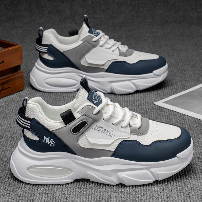 Damen Sportliche Sneaker mit modernem grafischen Muster und atmungsaktiver Sohle Heidi Mode - Image 3