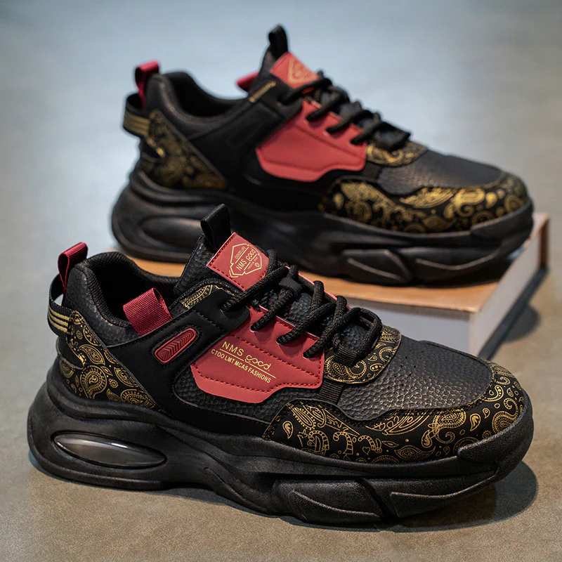 Damen Sportliche Sneaker mit modernem grafischen Muster und atmungsaktiver Sohle Heidi Mode - Image 7