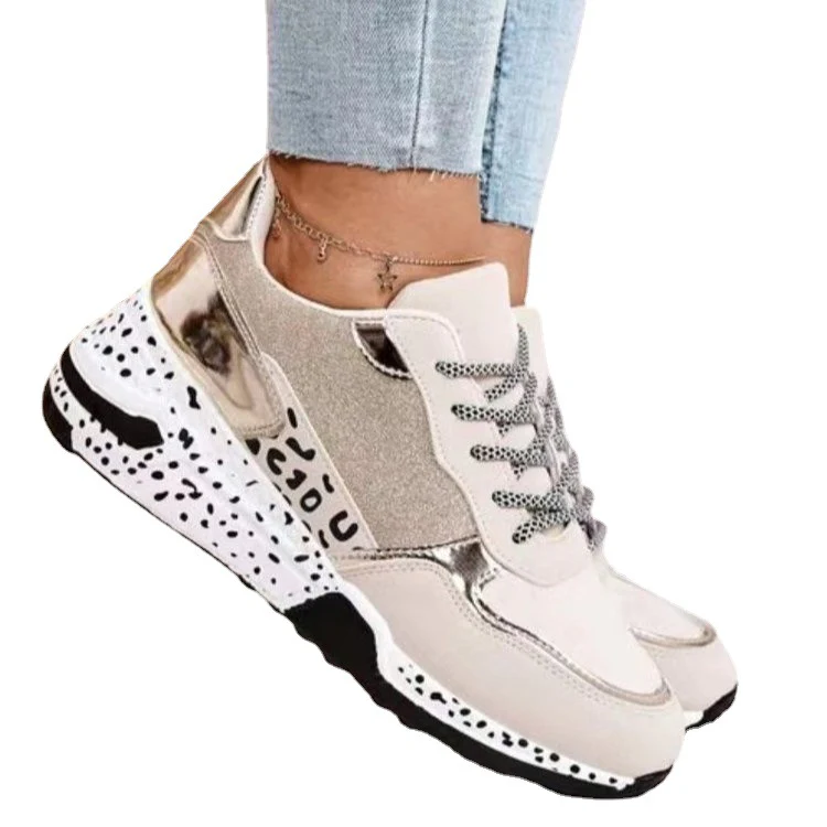Damen Sportliche Sneaker mit modischem Glitzer-Detail und rutschsicherer Sohle Heidi Mode - Image 5