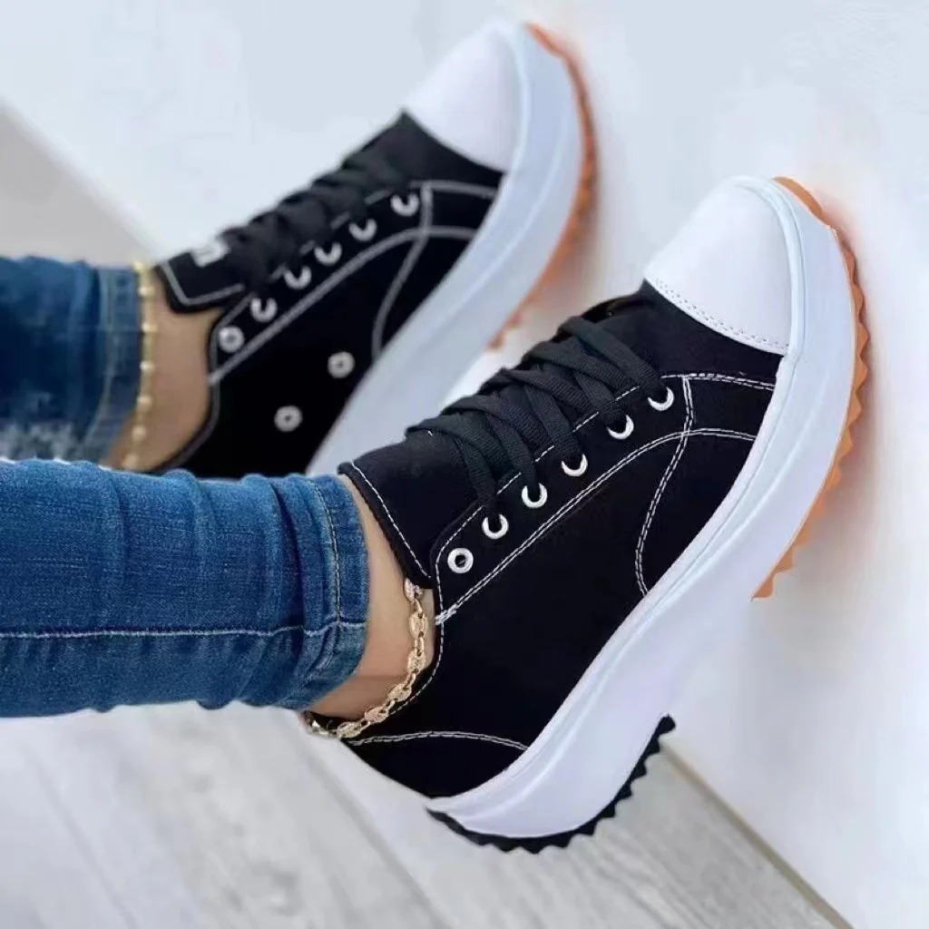 Damen Sportliche Sneaker mit modischem Obermaterial und rutschfester Sohle Heidi Mode - Image 2