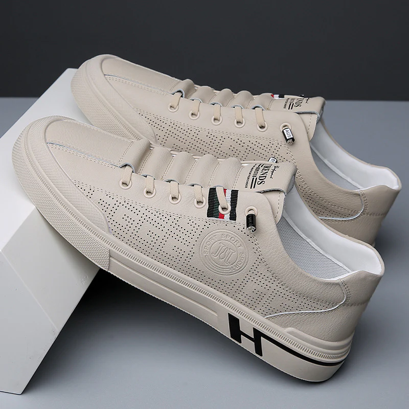 Damen Sportliche Sneaker mit perforiertem Obermaterial und modischem Design Heidi Mode - Image 4