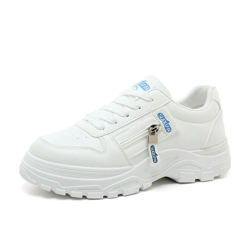 Damen Sportliche Sneaker mit praktischem Reißverschluss und rutschfester Sohle Heidi Mode - Image 5