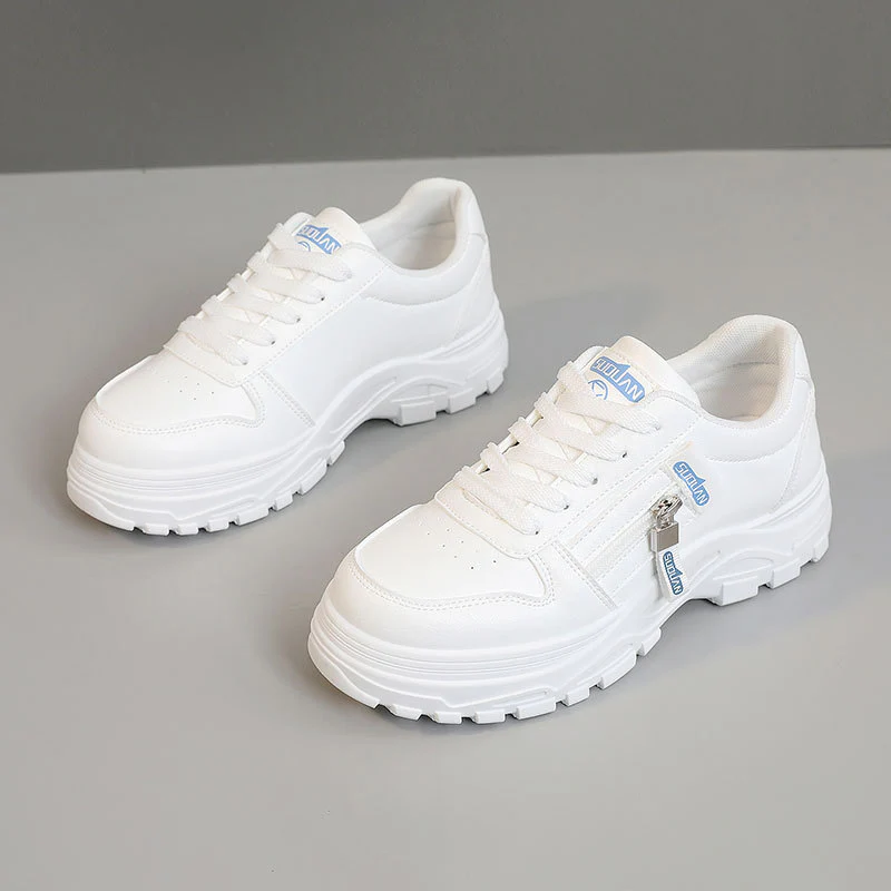 Damen Sportliche Sneaker mit praktischem Reißverschluss und rutschfester Sohle Heidi Mode - Image 7