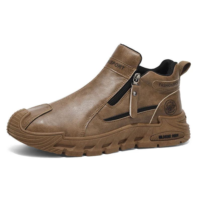 Damen Sportliche Sneaker mit praktischer Reißverschlussöffnung und stoßdämpfender Sohle Heidi Mode - Image 5