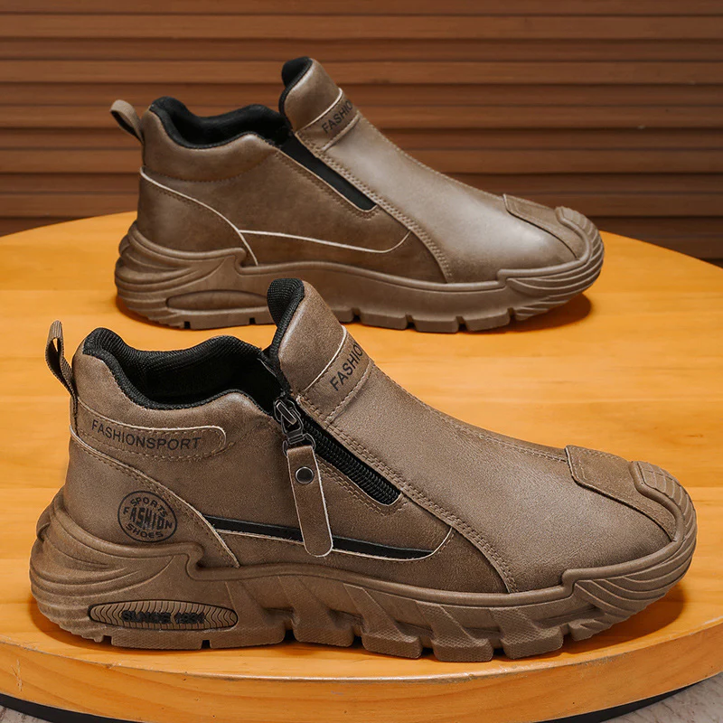 Damen Sportliche Sneaker mit praktischer Reißverschlussöffnung und stoßdämpfender Sohle Heidi Mode - Image 7
