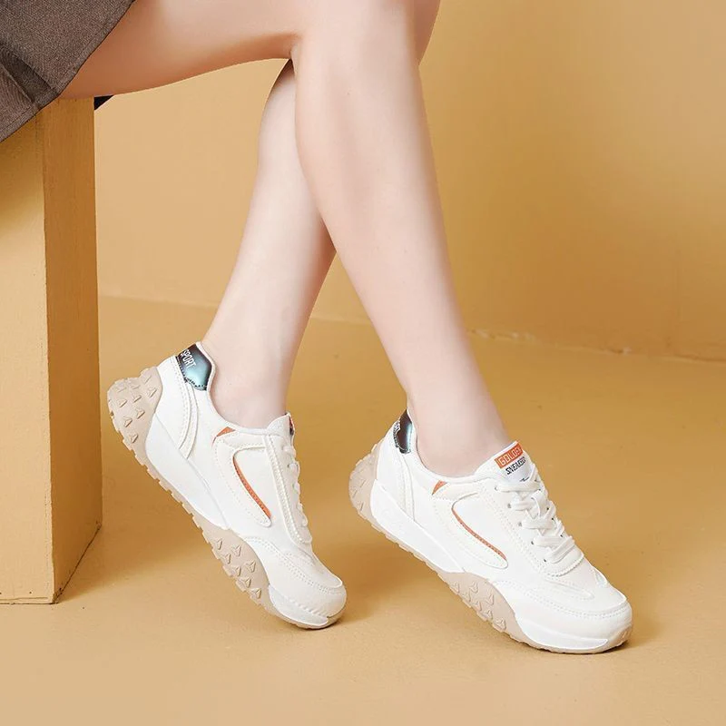 Damen Sportliche Sneaker mit rutschfester Sohle und atmungsaktiver Obermaterialstruktur Heidi Mode - Image 2