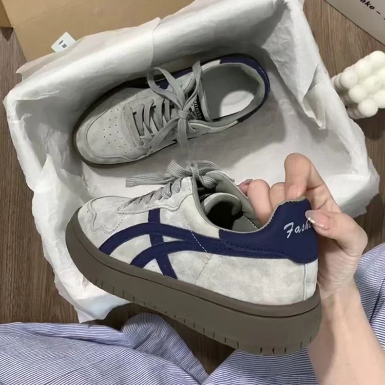 Damen Sportliche Sneaker mit strapazierfähigem Obermaterial und rutschfester Sohle Heidi Mode - Image 2