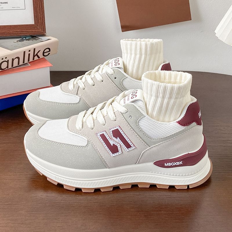Damen Sportliche Sneaker mit strickbarem Kragen und bequemer Dämpfung Heidi Mode - Image 2