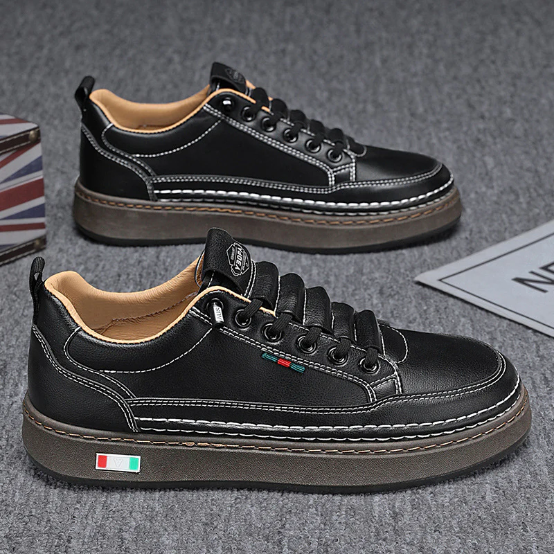 Damen Sportliche Sneaker mit strukturiertem Obermaterial und bequemer Sohle Heidi Mode - Image 2