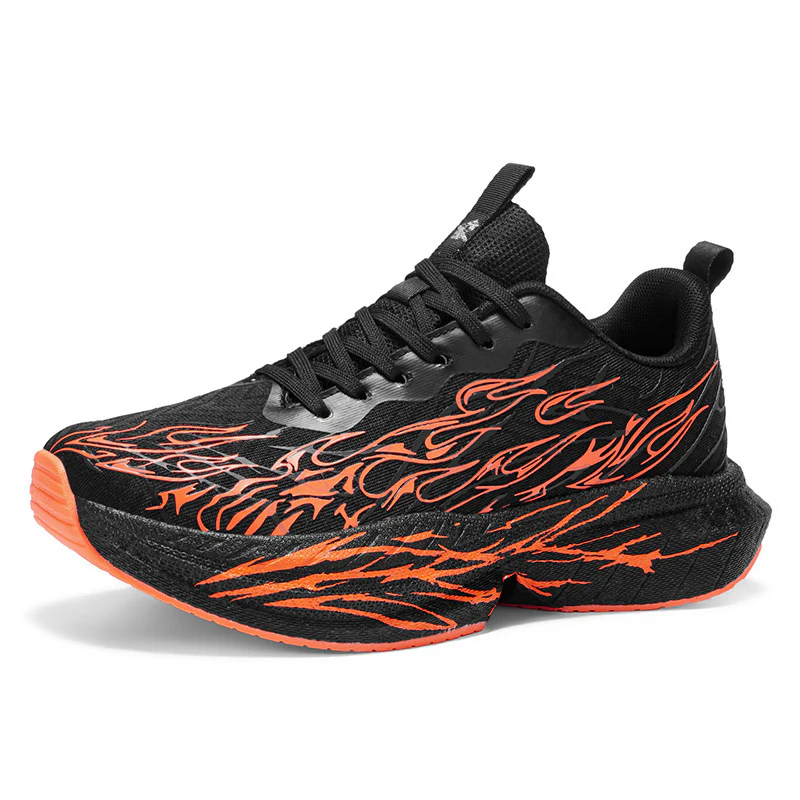 Damen Sportliche Sneaker mit stylishem Flame-Design und atmungsaktiver Mesh-Oberfläche Heidi Mode - Image 8