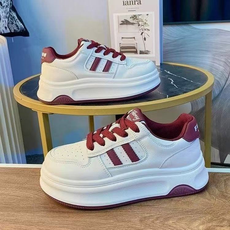 Damen Sportliche Sneaker mit trendigem Plateau-Design und atmungsaktiver Mesh-Oberfläche Heidi Mode