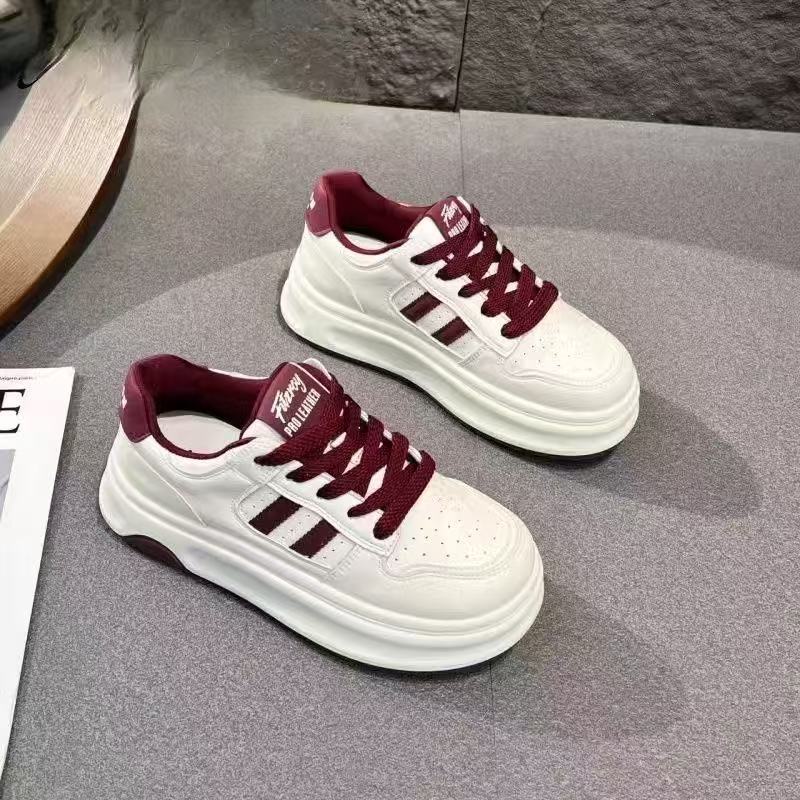 Damen Sportliche Sneaker mit trendigem Plateau-Design und atmungsaktiver Mesh-Oberfläche Heidi Mode - Image 2