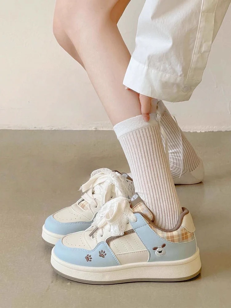 Damen Sportliche Sneaker mit verspieltem Tierdesign Heidi Mode - Image 7
