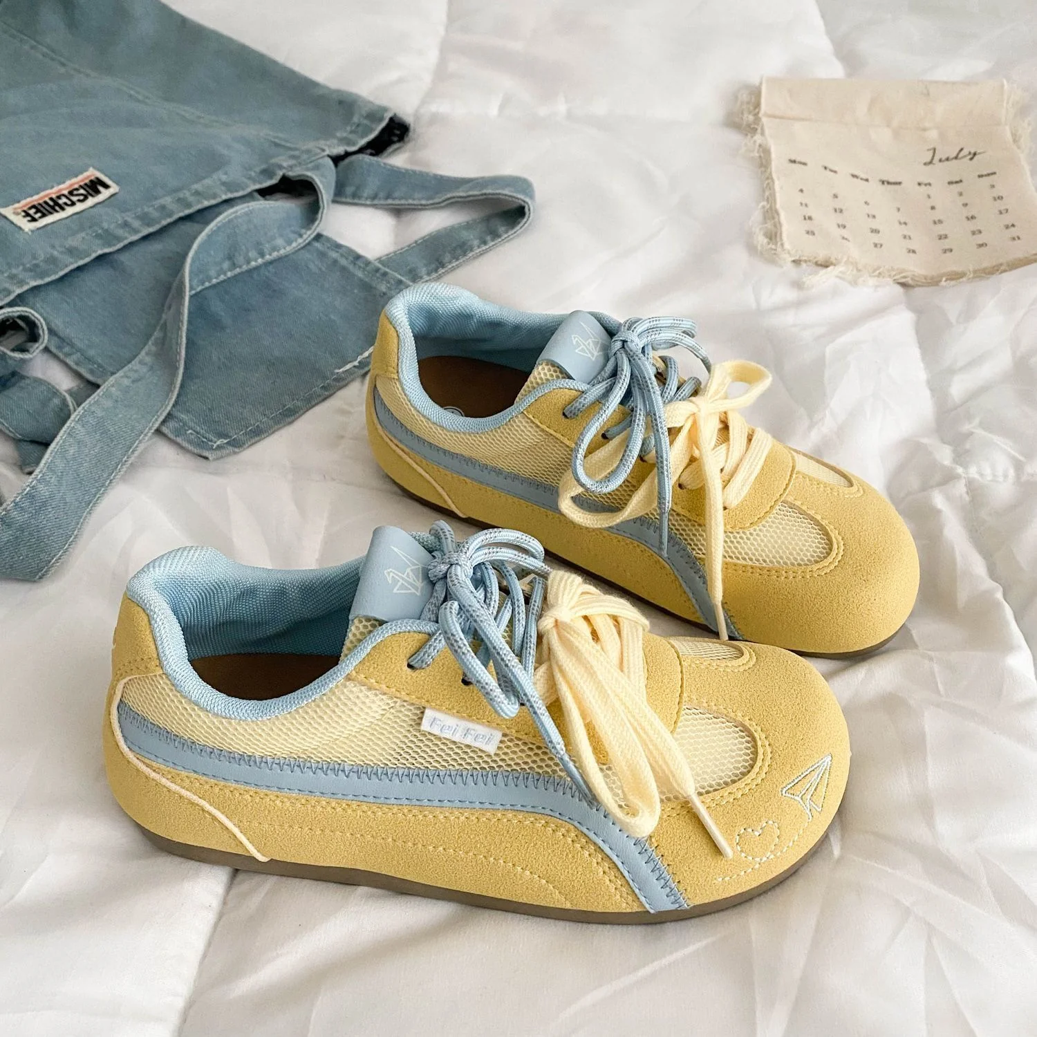 Damen Sportliche Sneakers aus atmungsaktivem Material mit rutschfester Sohle Heidi Mode - Image 4