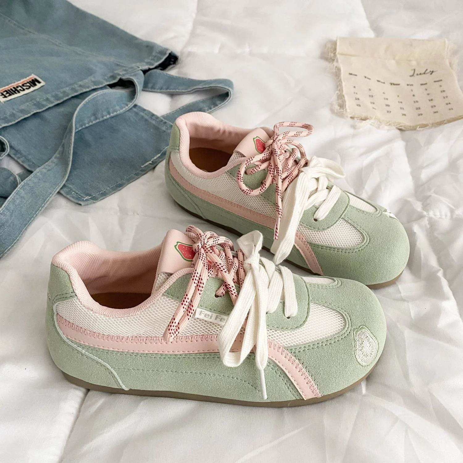 Damen Sportliche Sneakers aus atmungsaktivem Material mit rutschfester Sohle Heidi Mode - Image 7