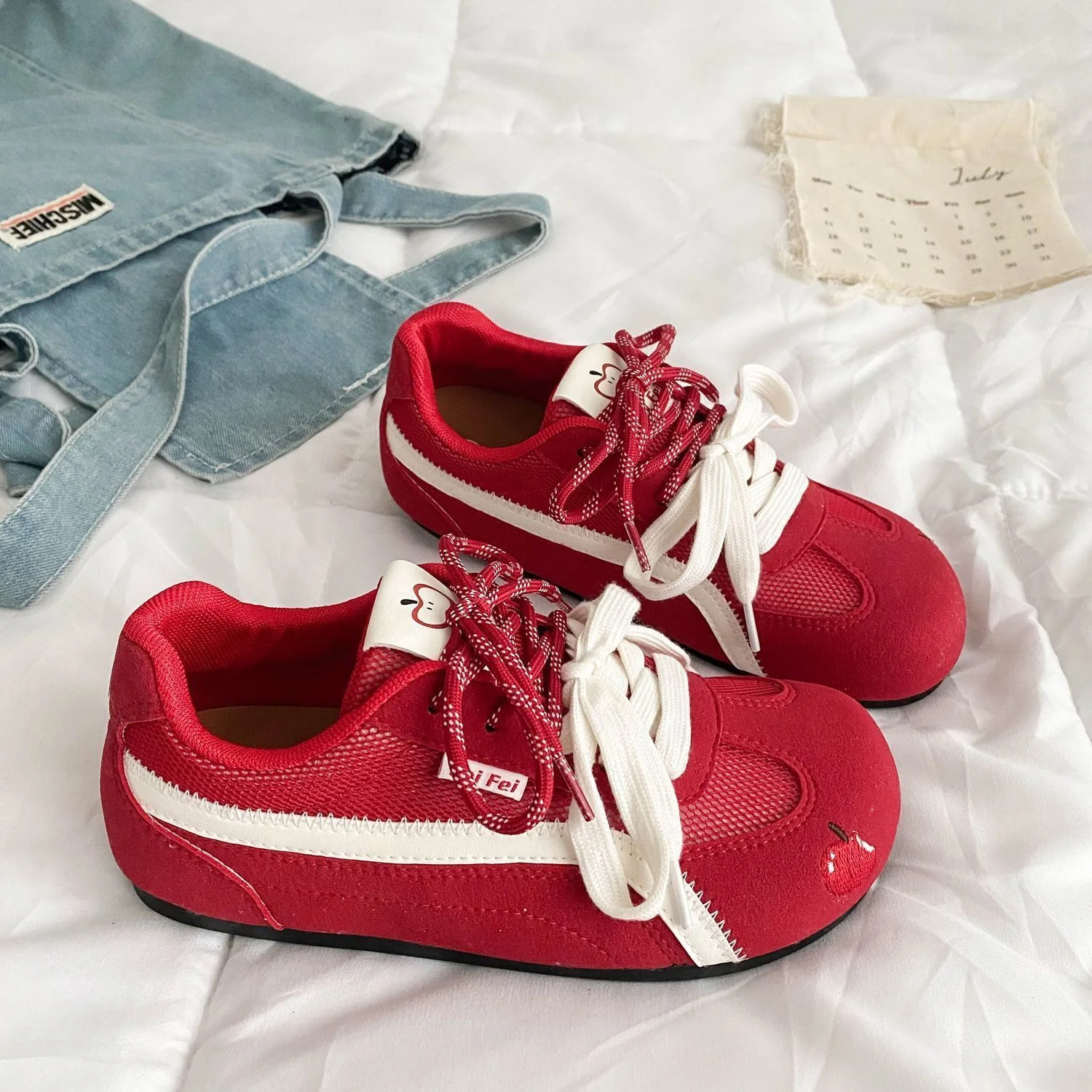 Damen Sportliche Sneakers aus atmungsaktivem Material mit rutschfester Sohle Heidi Mode - Image 8