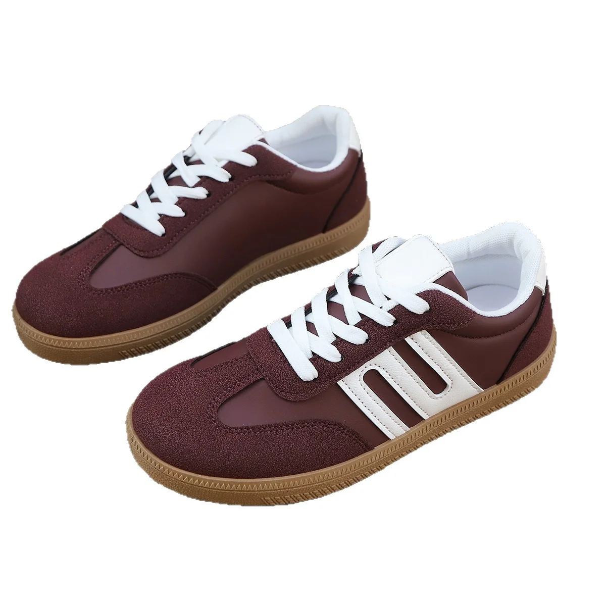 Damen Sportliche Sneakers aus hochwertigem Kunstleder mit bequemer Dämpfung Heidi Mode - Image 5