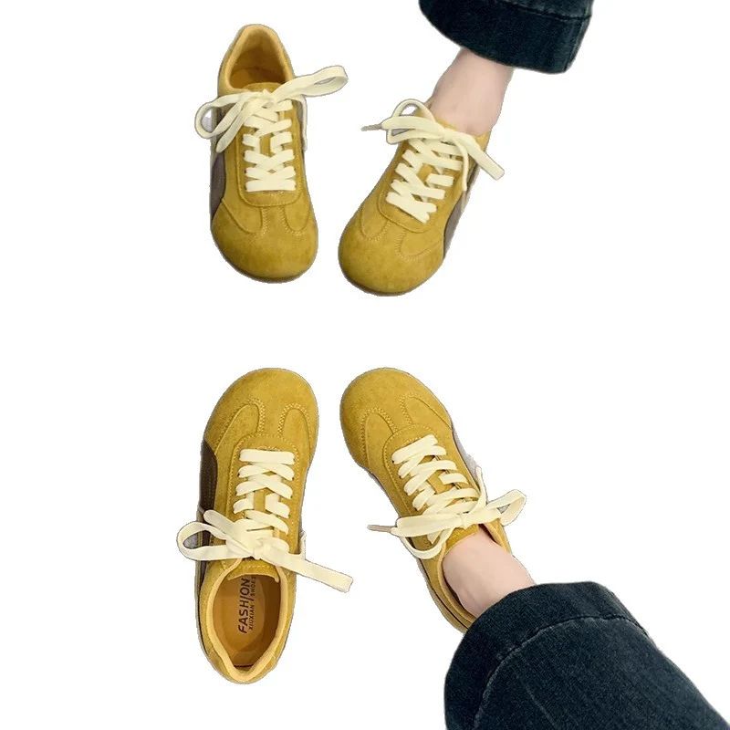 Damen Sportliche Sneakers aus hochwertigem Wildleder mit atmungsaktiver Sohle Heidi Mode - Image 5