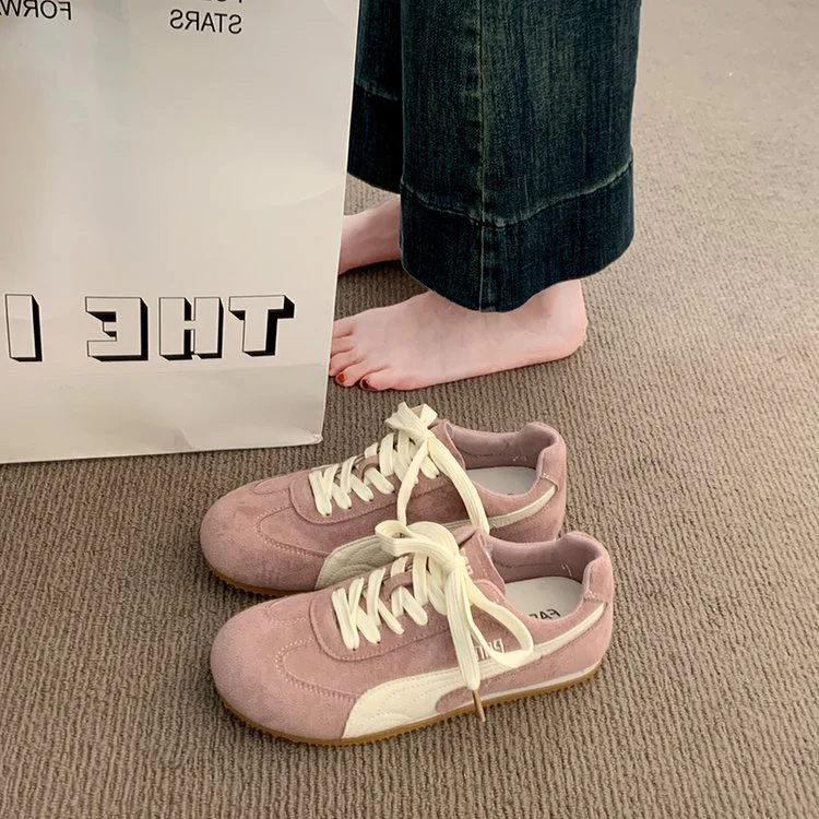 Damen Sportliche Sneakers aus hochwertigem Wildleder mit atmungsaktiver Sohle Heidi Mode - Image 6