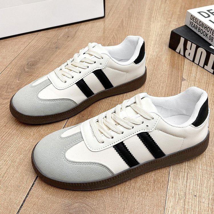 Damen Sportliche Sneakers im Retro-Stil mit strapazierfähigem Obermaterial und rutschfester Sohle Heidi Mode - Image 2