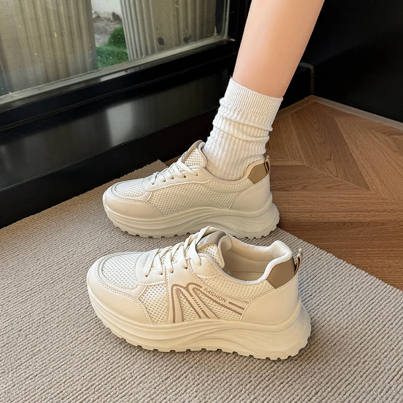 Damen Sportliche Sneakers mit atmungsaktivem Mesh-Obermaterial Heidi Mode - Image 2