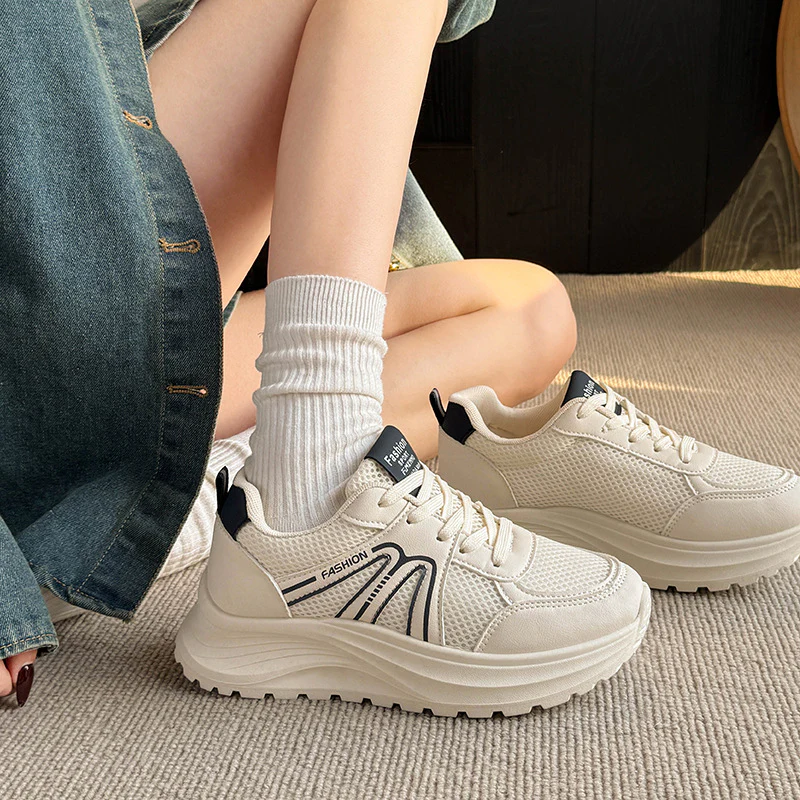 Damen Sportliche Sneakers mit atmungsaktivem Mesh-Obermaterial Heidi Mode - Image 4