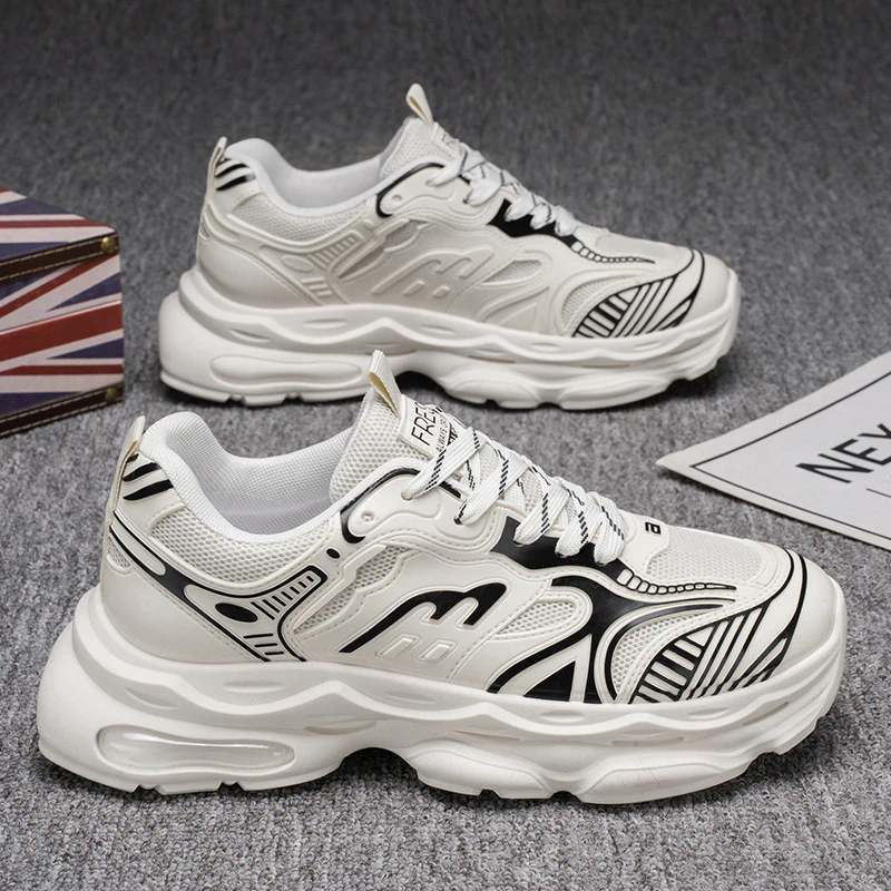 Damen Sportliche Sneakers mit atmungsaktivem Mesh-Obermaterial und dämpfendem Sohlenprofil Heidi Mode - Image 3