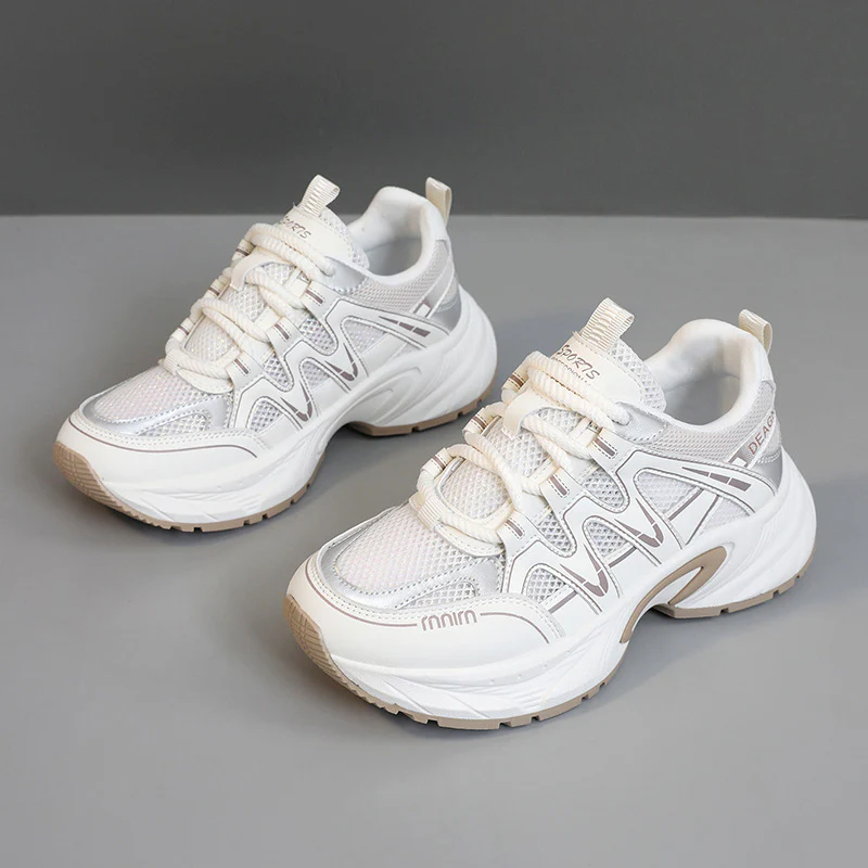 Damen Sportliche Sneakers mit atmungsaktivem Mesh-Obermaterial und dämpfender Laufsohle Heidi Mode - Image 7