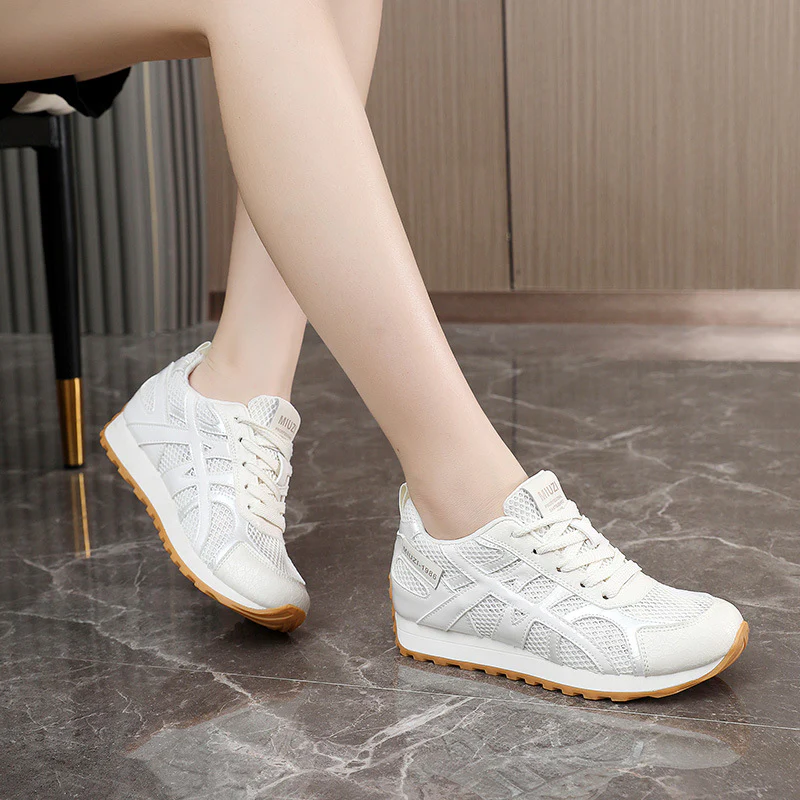 Damen Sportliche Sneakers mit atmungsaktivem Mesh-Obermaterial und dynamischer Dämpfung Heidi Mode - Image 4