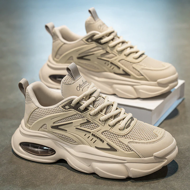 Damen Sportliche Sneakers mit atmungsaktivem Mesh-Obermaterial und elastischer Dämpfung Heidi Mode - Image 2